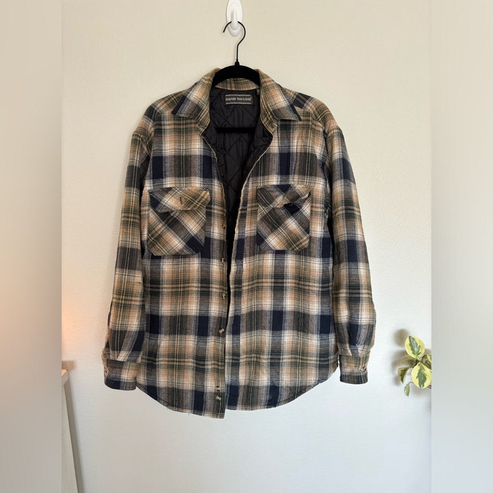 David Taylor flannel jacket. Men’s size M